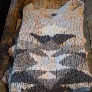 Aerie Soft Gray Knit Sweater